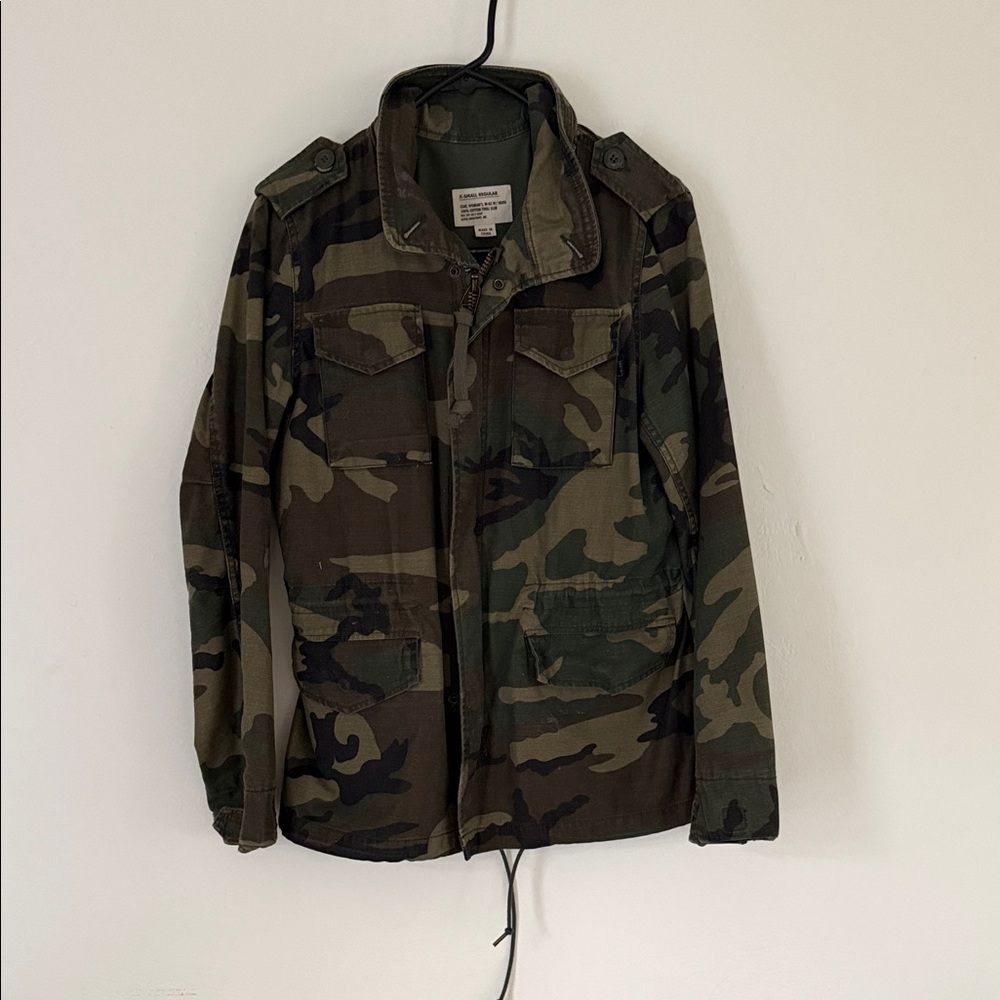 Alpha Industries Green Camouflage Coat